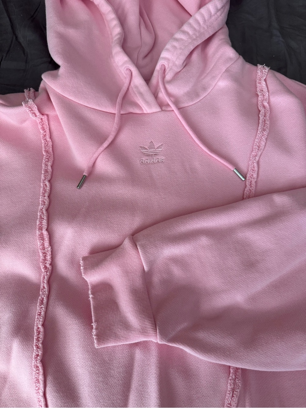 Pink Hoodie Sweatshirt w/matching wide leg pants